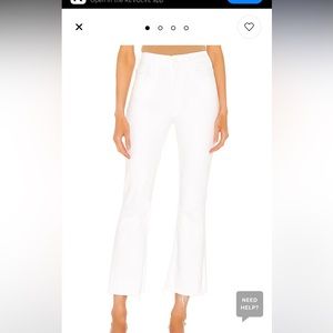 Mother denim the hustler ankle fray